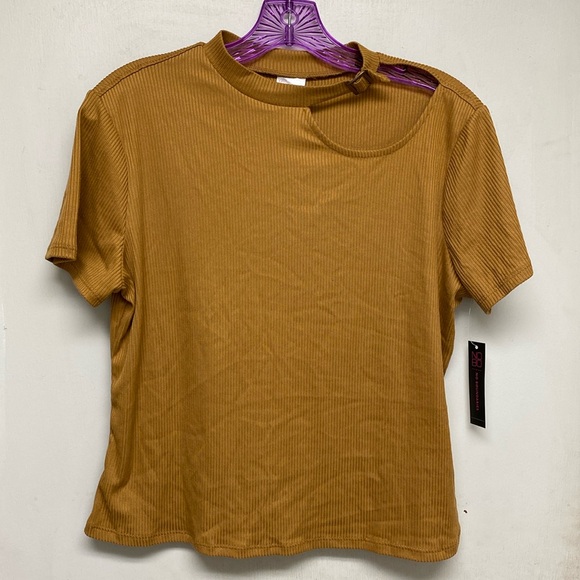 Brown cut out tee - Picture 2 of 6